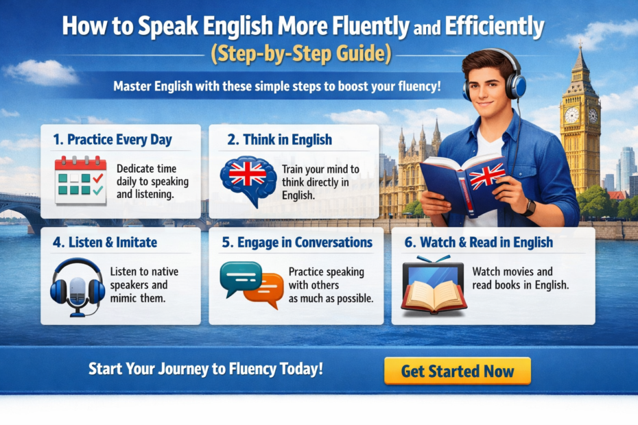 How to Speak English More Fluently and Efficiently